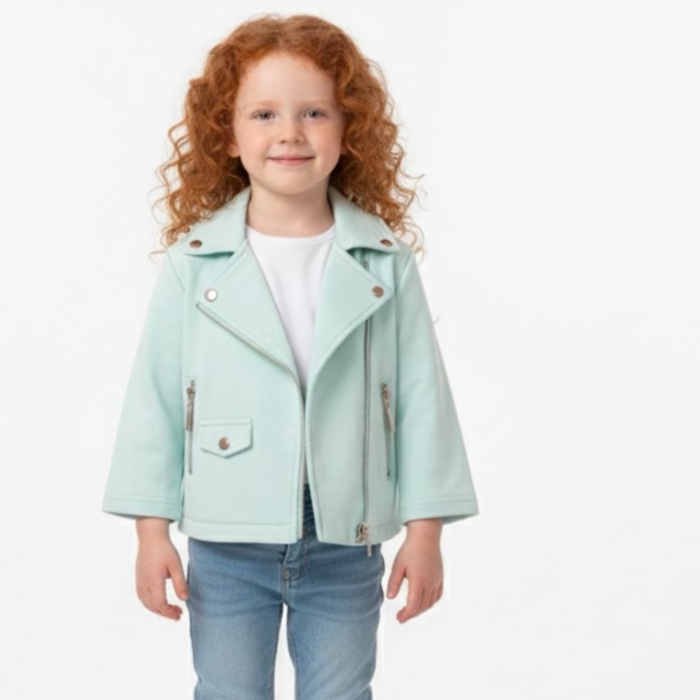 Kids Aqua Jean Jacket